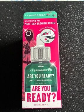 Are You Ready? Zinc Teca Blemish Serum - Green